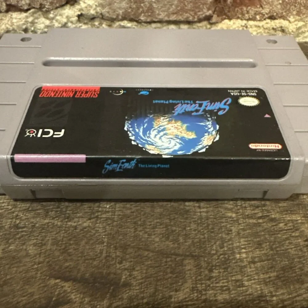 SimEarth: The Living Planet (Super Nintendo Entertainment System, 1992) Tested